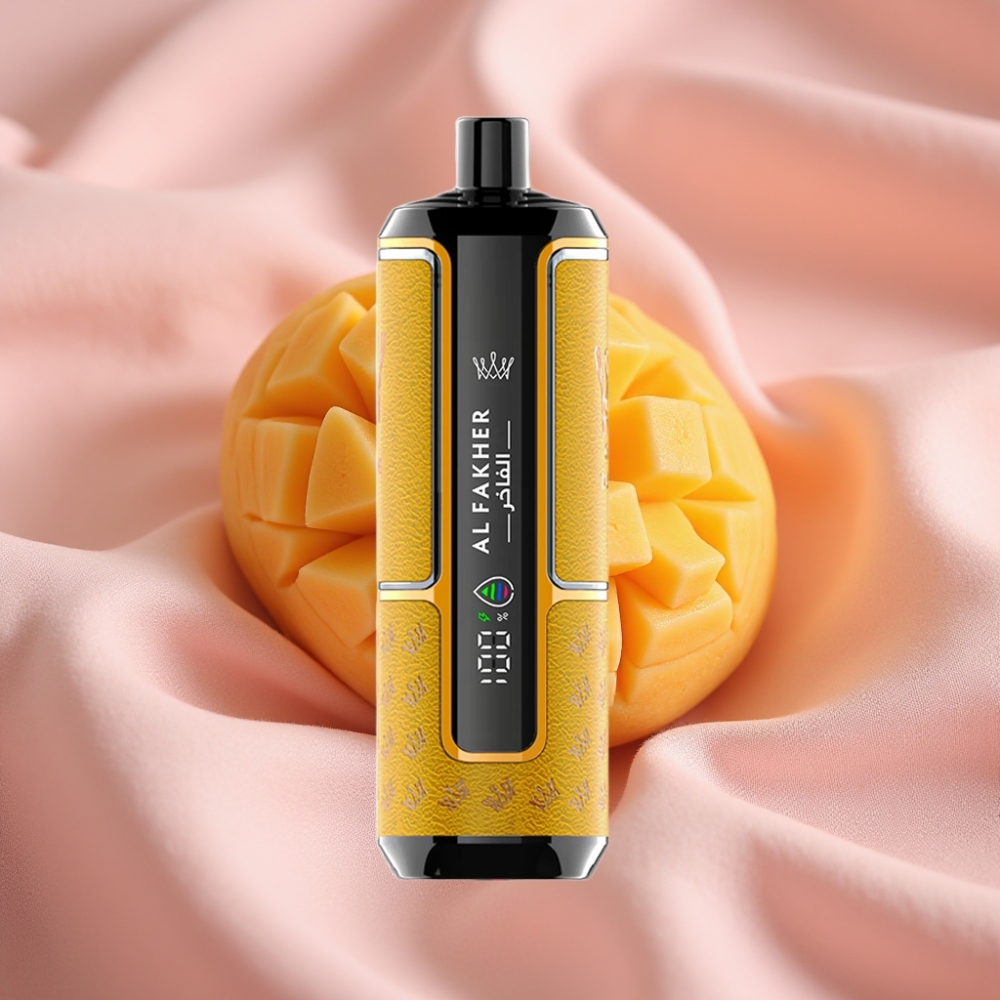 Al Fakher Crown Bar 15K Hypermax Einweg-Vape mit Mango-Eis – 22ml, 600mAh, Typ-C, DTL, 6mg/ml