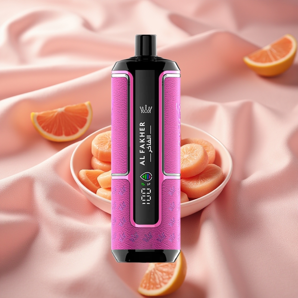 Al Fakher Crown Bar 15K Hypermax Wegwerf-Vape Kit Luch Eis – 22ml, 600mAh, Typ-C, DTL, 6mg/ml