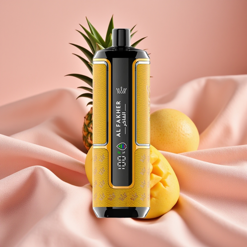Al Fakher Crown Bar 15K Hypermax Wegwerf-Vape Kit Mango-Ananas 22ml 600mAh Typ-C