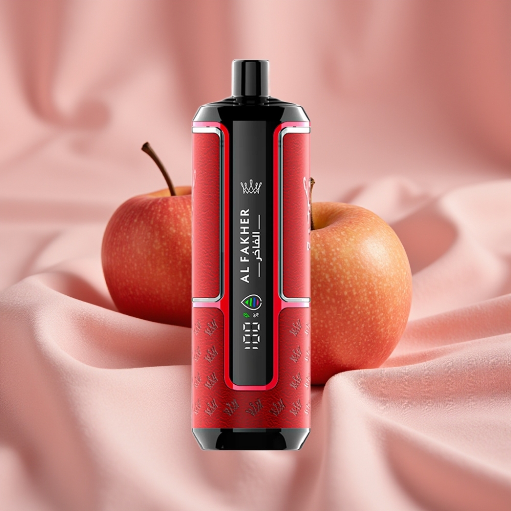 Al Fakher Crown Bar 15K Hypermax Wegwerf-Vape-Kit Zwei Äpfel mit 22ml E-Liquid & 600mAh