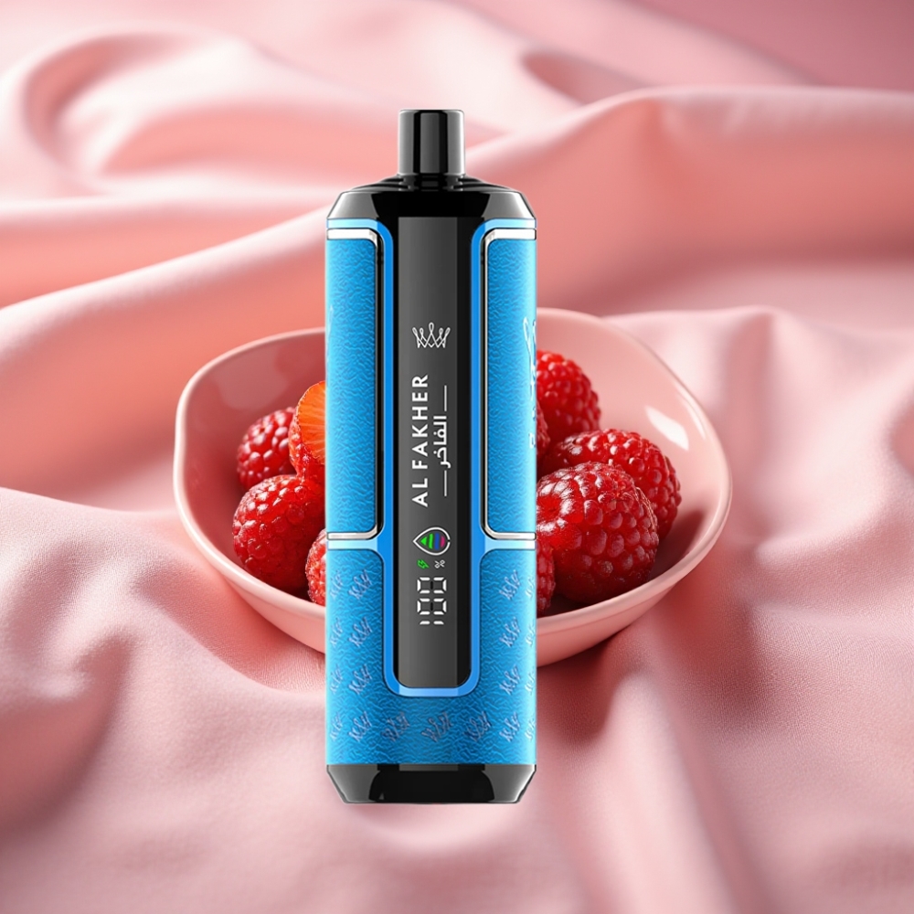 Al Fakher Crown Bar 15K Hypermax Wegwerf-Vape mit 22ml E-Liquid, 600mAh Akku, Typ-C-Ladung, DTL, 6mg/ml Nikotin, Beeren-Eis