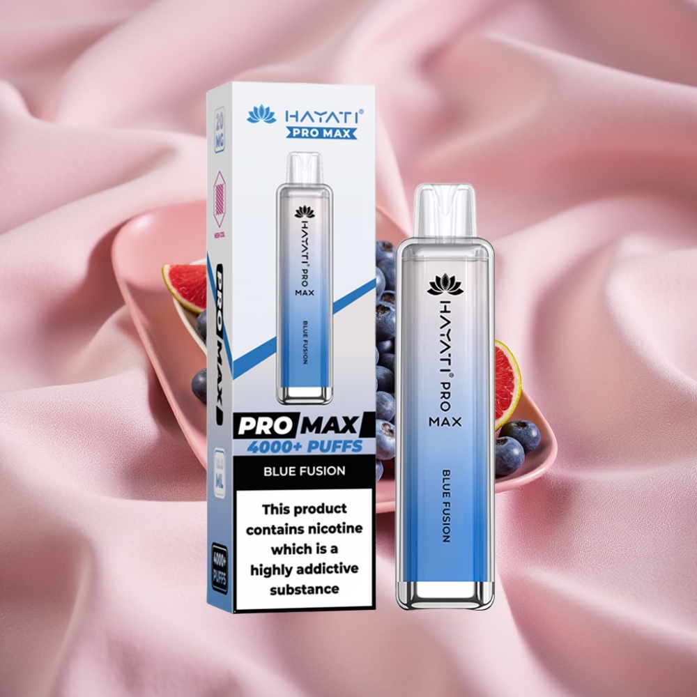 Hayati Pro Max 4000 Puffs Einweg-Vape Blaue Fusion mit 1400mAh Akku & LED