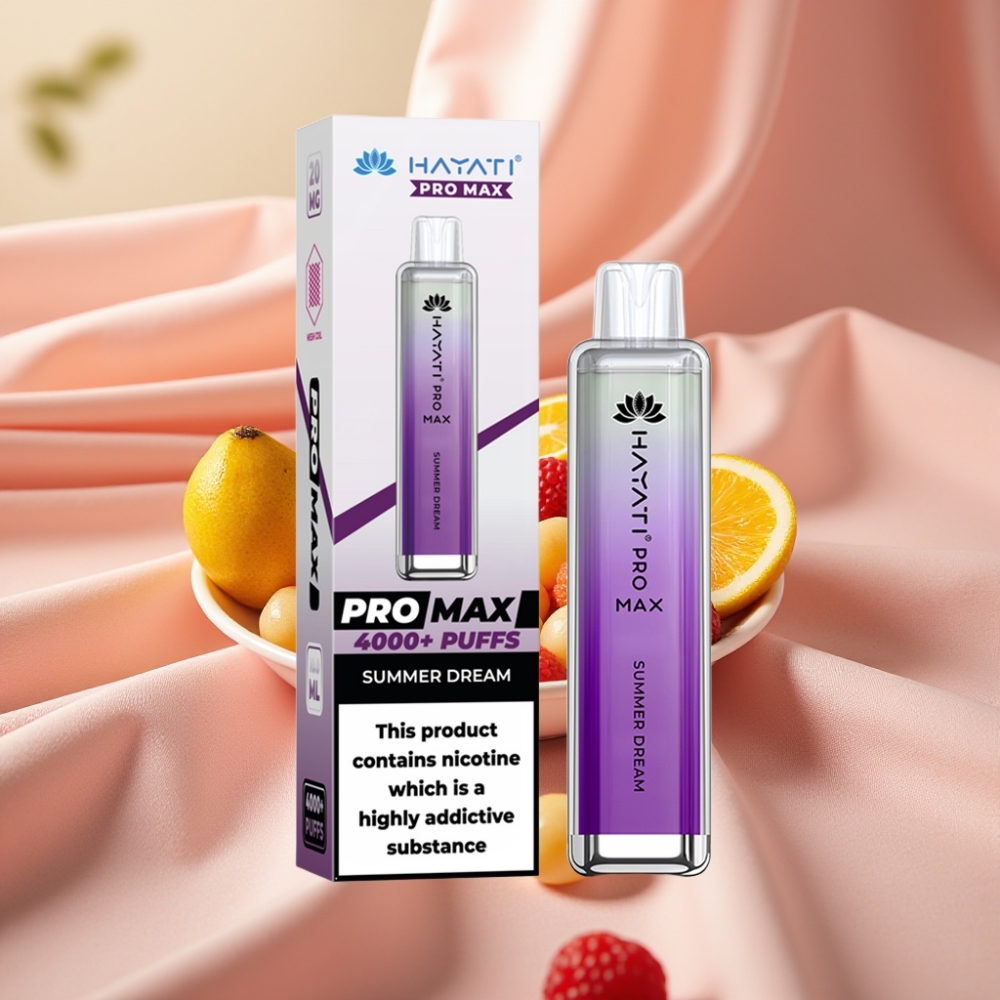 Hayati Pro Max 4000 Puffs Wegwerf-Vape Sommertraum – Dual Mesh Coil, 1400mAh, TPD-konform