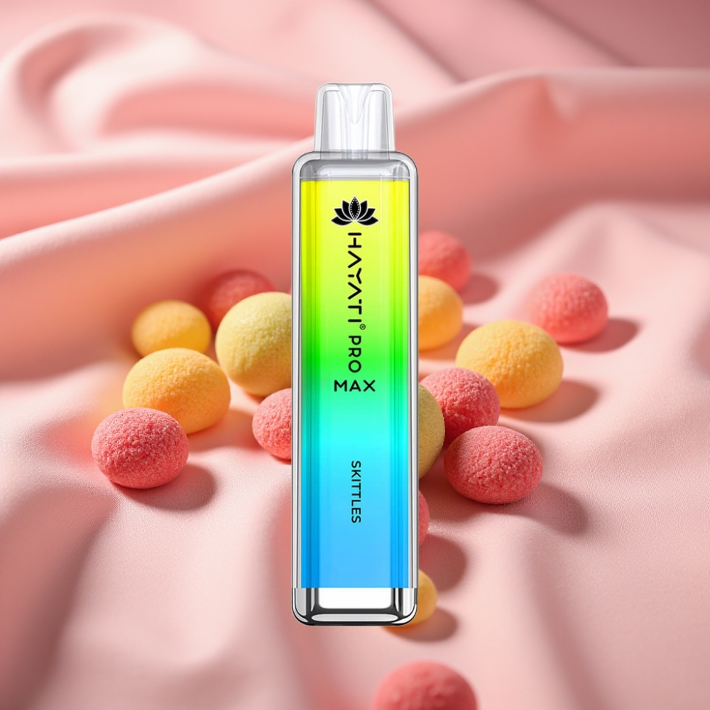Hayati Pro Max 4000 Züge Wegwerf-Vape Skittles mit 1400mAh Akku & LED