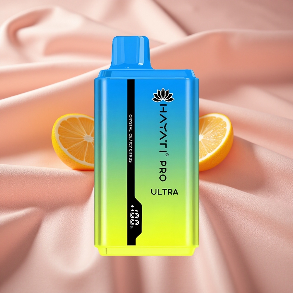 Hayati Pro Ultra 15000 Puffs 2×12ml 2% Kristall-Eis-Zitrus vape großhandel Schweiz