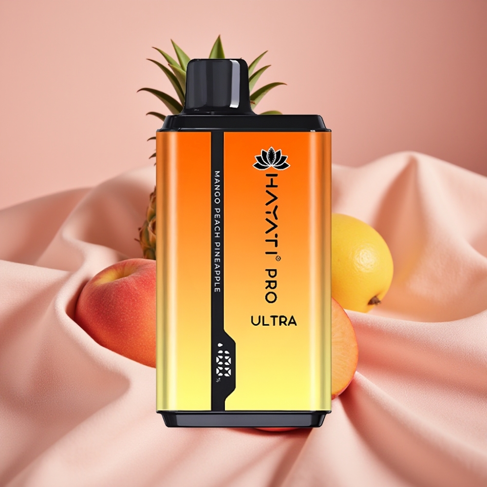 Hayati Pro Ultra 15000 Puffs 850mAh 2×12ml 2% Mango Pfirsich Ananas