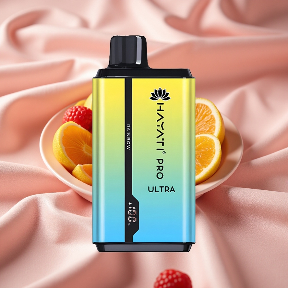 Hayati Pro Ultra 15000 Puffs Regenbogen 2×12ml 2% 850mAh vape großhandel Schweiz