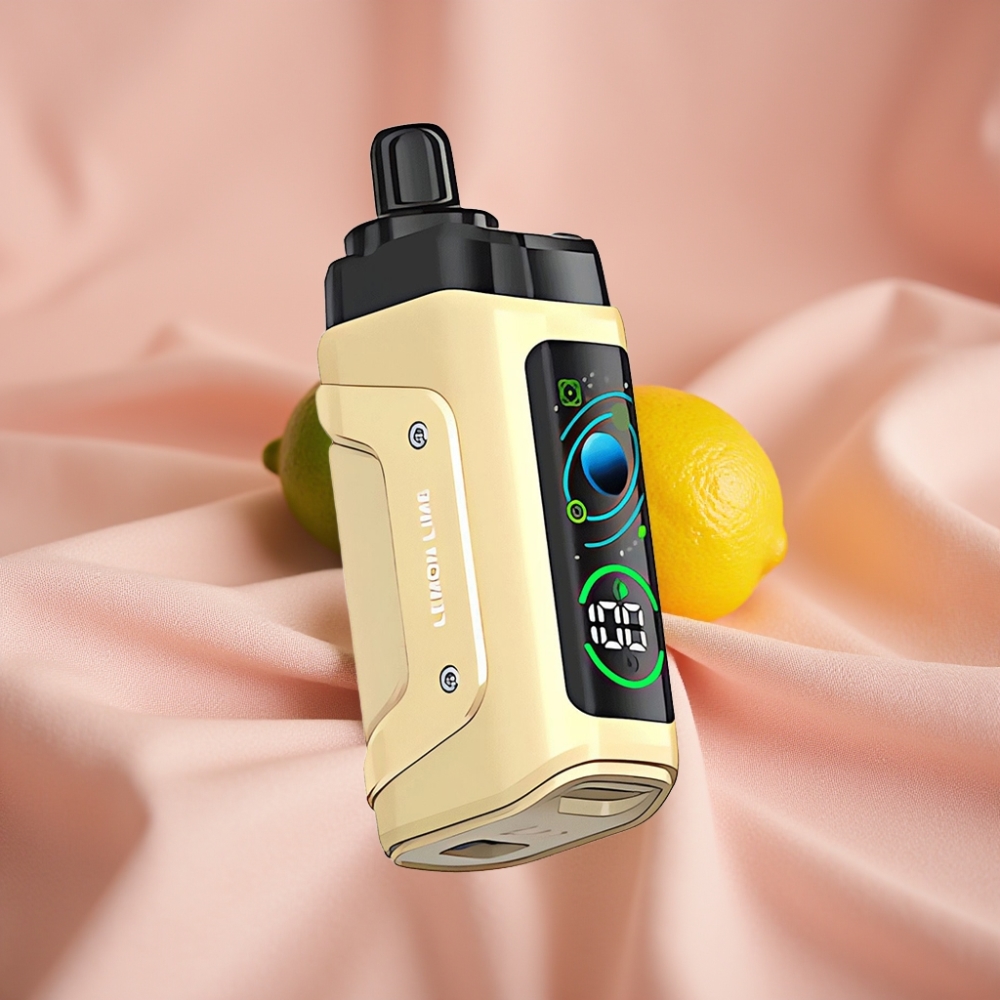 Razz Bar 45000 Puffs Wegwerf-Vape Zitrone-Limette mit 1,0 Ohm Mesh Coil, verstellbarem Luftstrom, 650 mAh Akku, Typ-C Ladung, 20 mg/ml Nikotin