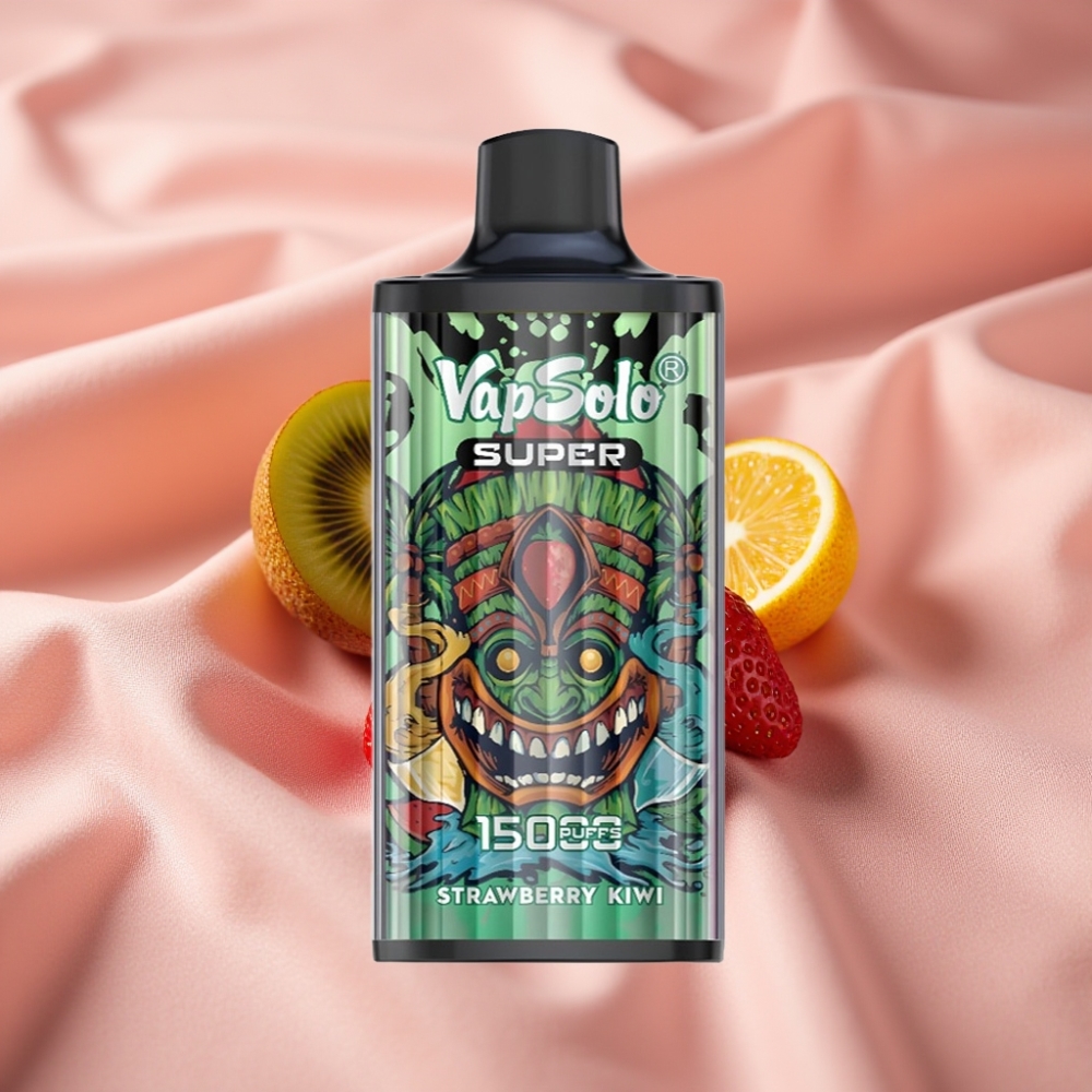 Vapsolo Super 15000 Puffs 40ml Erdbeer-Kiwi 850mAh Type-C vape großhandel Schweiz