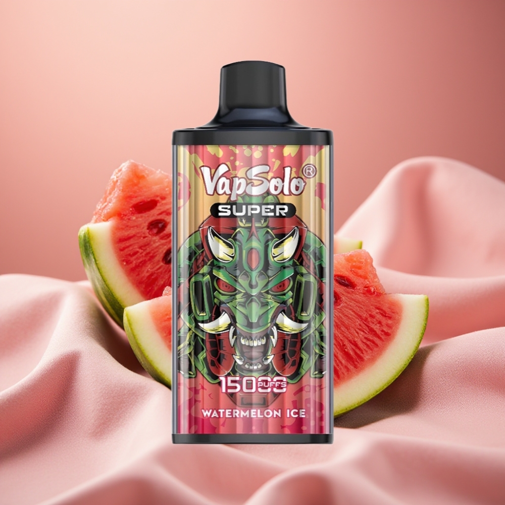 Vapsolo Super 15000 Puffs Einweg-Vape Wassermelone-Eis 40ml Typ-C 850mAh