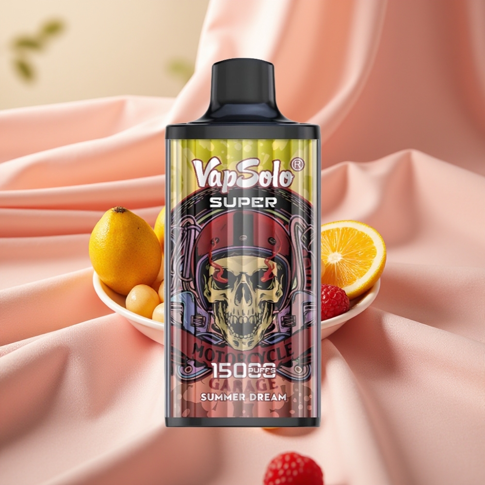 Vapsolo Super 15000 Puffs Wegwerf-Vape Sommertraum 40ml 850mAh Typ-C