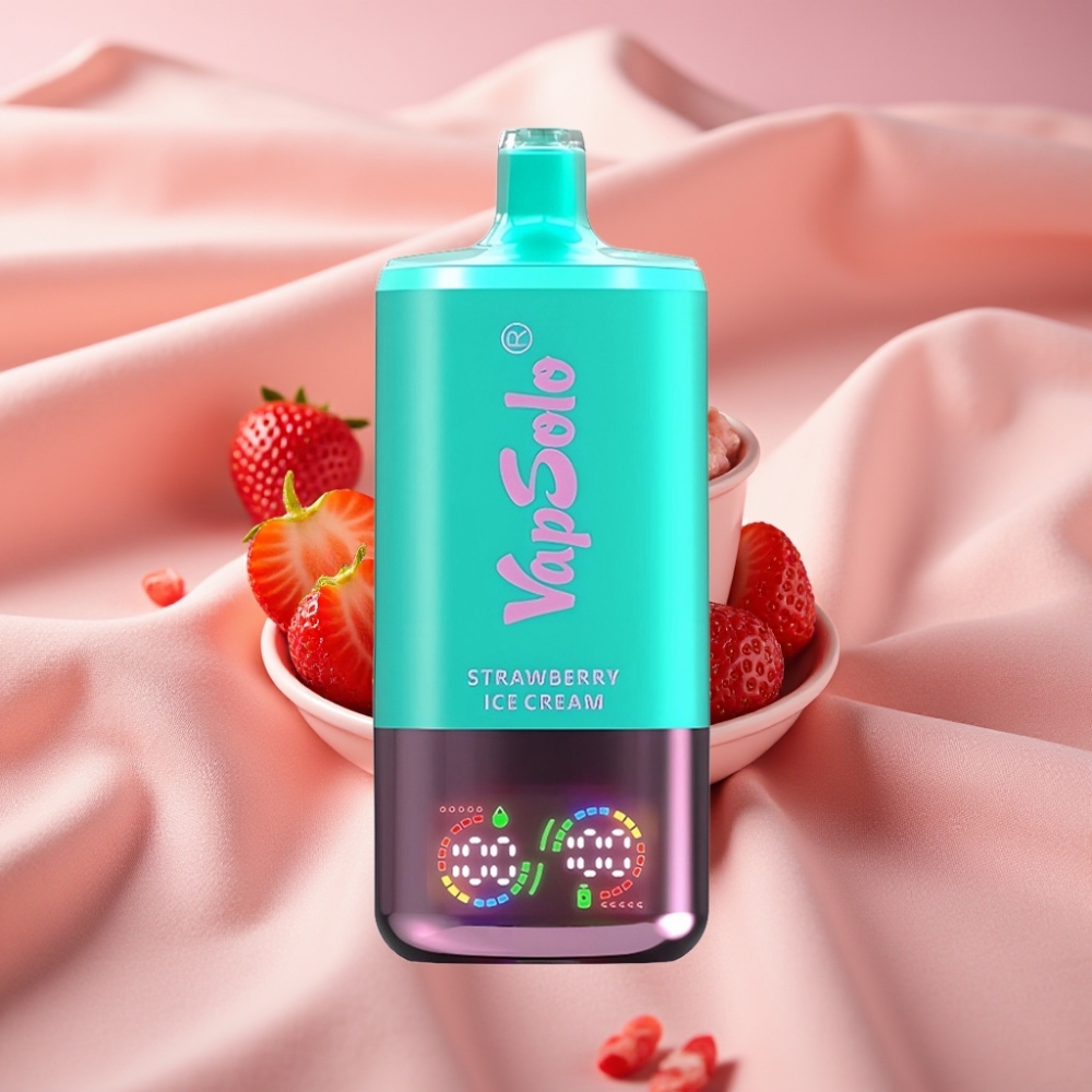 VapSolo Triple 30000 Puffs 40ml Erdbeereis Typ-C 20mg/50mg vape großhandel Schweiz