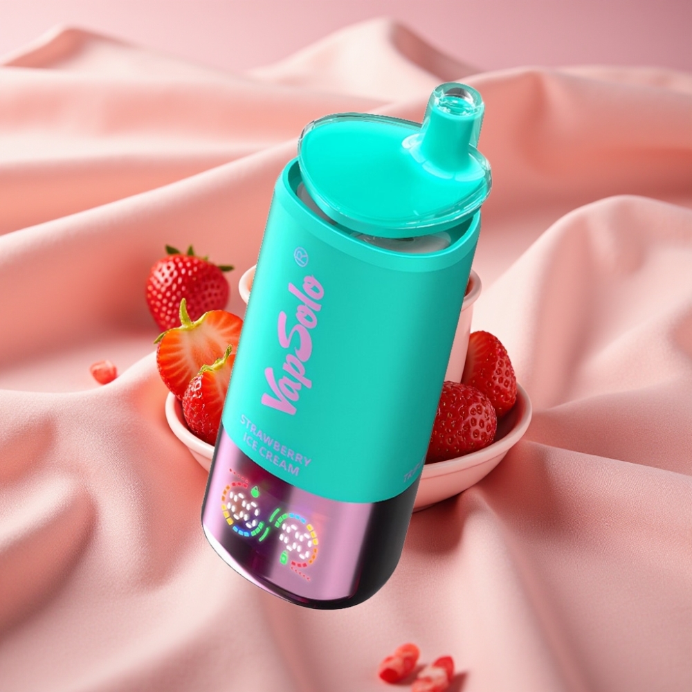 VapSolo Triple 30000 Puffs 40ml Erdbeereis Typ-C 20mg/50mg vape großhandel Schweiz