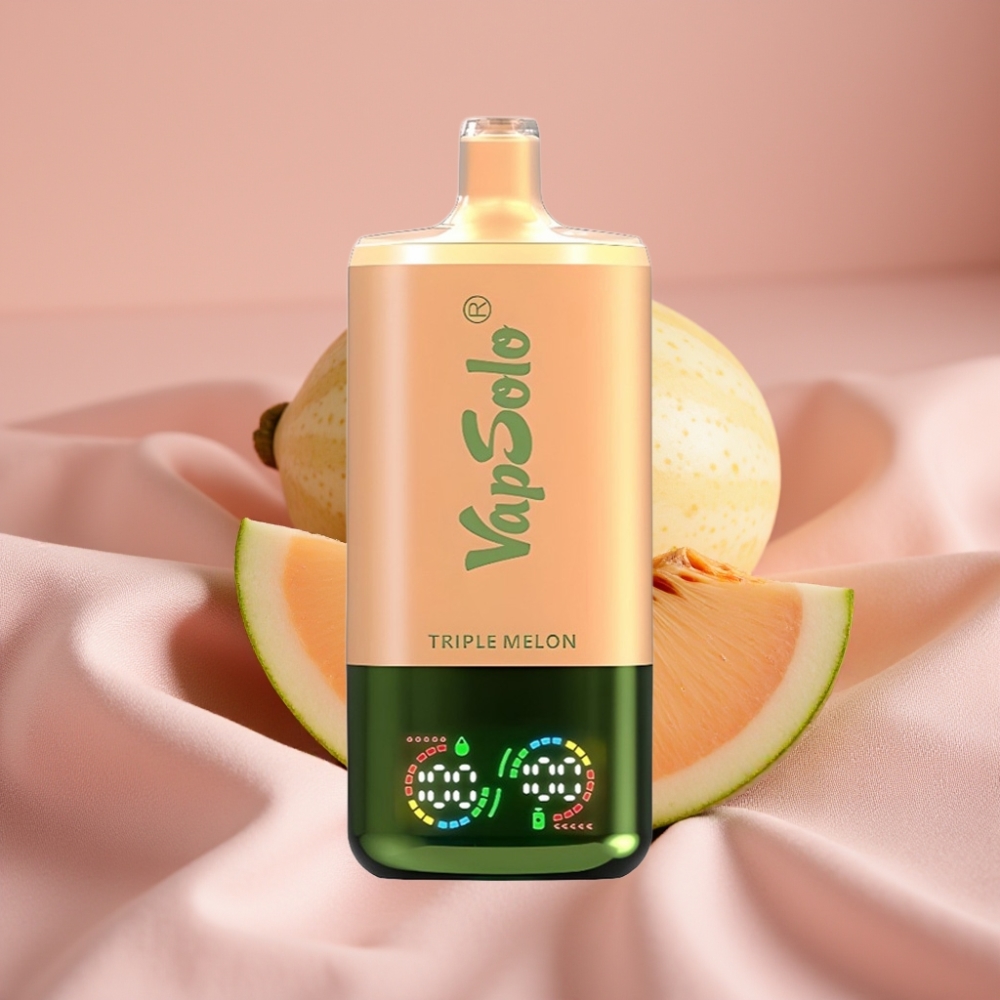 VapSolo Triple 30000 Puffs Dreifach-Melone Disposable Vape 40ml Type-C 20/50mg