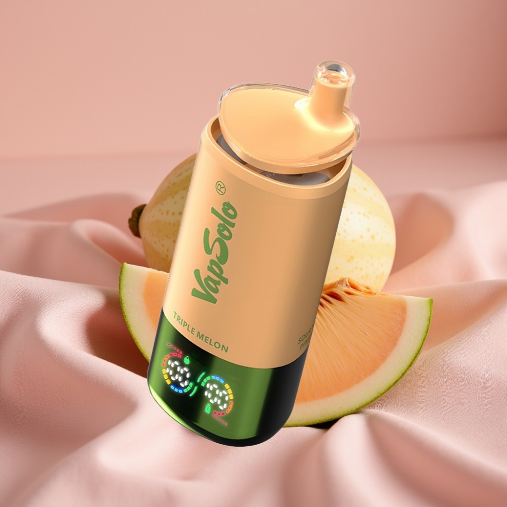 VapSolo Triple 30000 Puffs Dreifach-Melone Disposable Vape 40ml Type-C 20/50mg