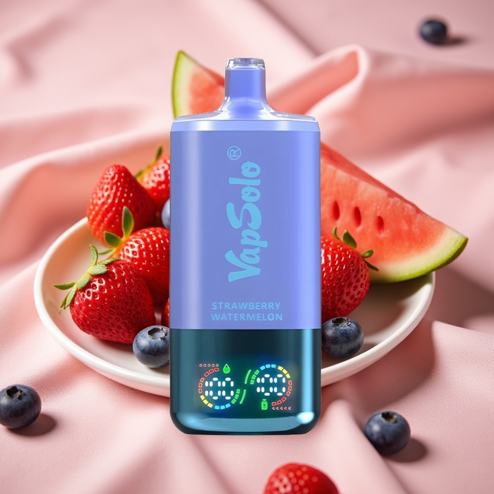 VapSolo Triple 30000 Puffs Erdbeer-Wassermelone & Blaubeer-Eis 40ml Typ-C 20/50mg