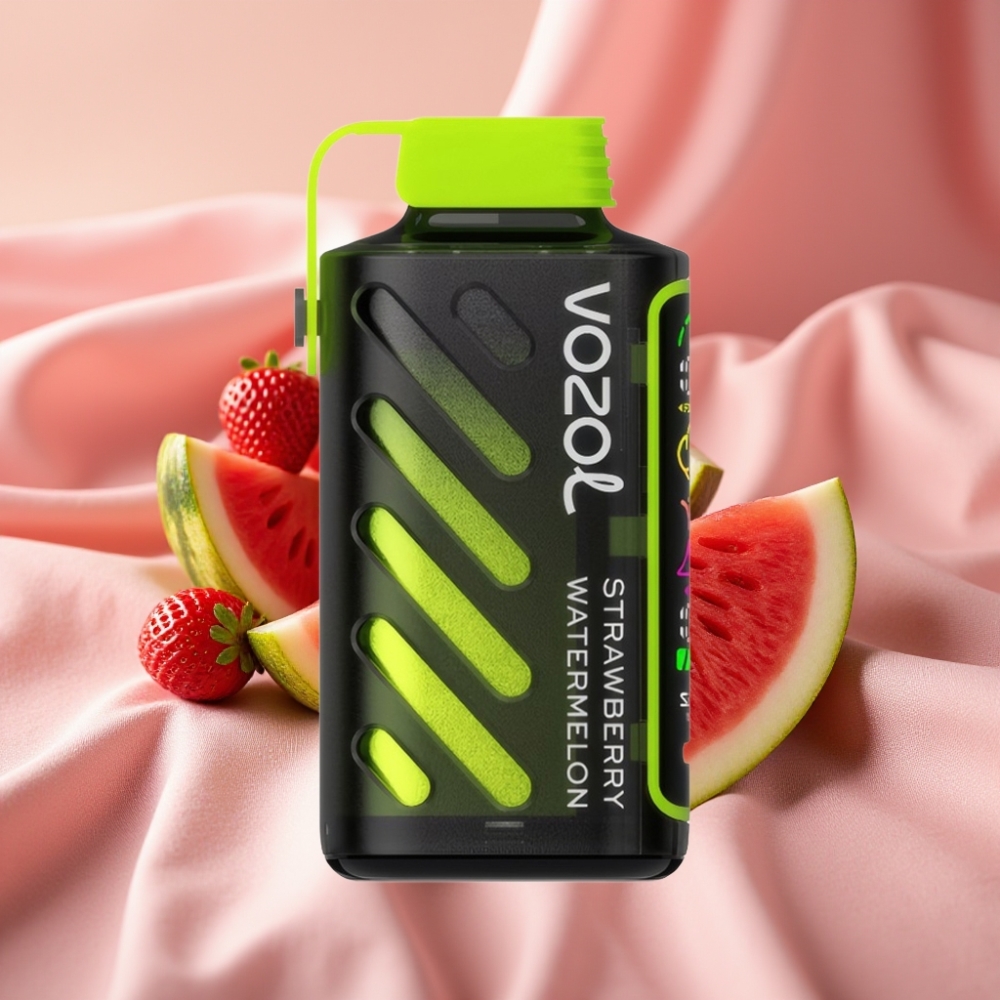 VOZOL Gear Power 20000 Puffs Dual Mesh Coil 20mL Erdbeer-Wassermelone 50mg S.i.L.C. Tech