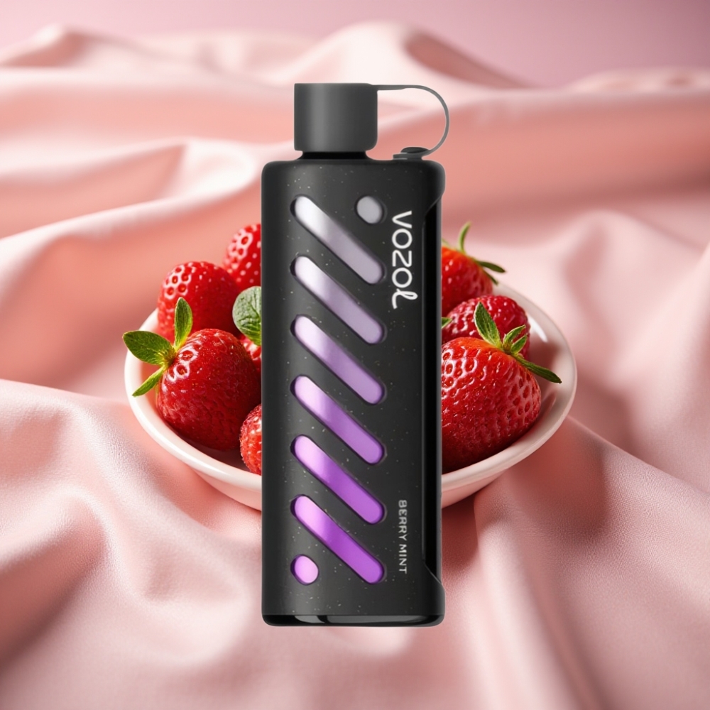 VOZOL Gear Shisha 25000 Puffs Beerenminze Dual Mesh 1000mAh S.i.L.C Tech 5mg/ml