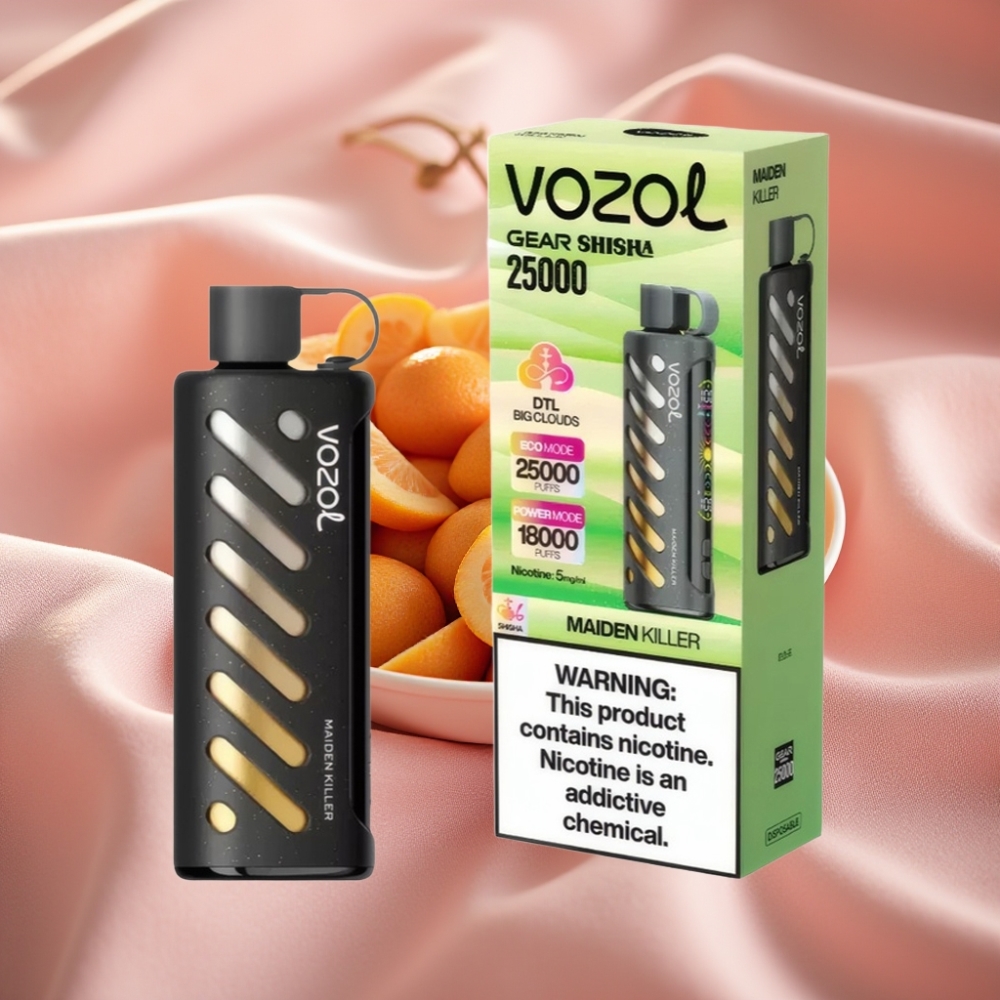 VOZOL Gear Shisha 25000 Puffs Jungfräulich Killer mit S.i.L.C Tech & Dual Mesh