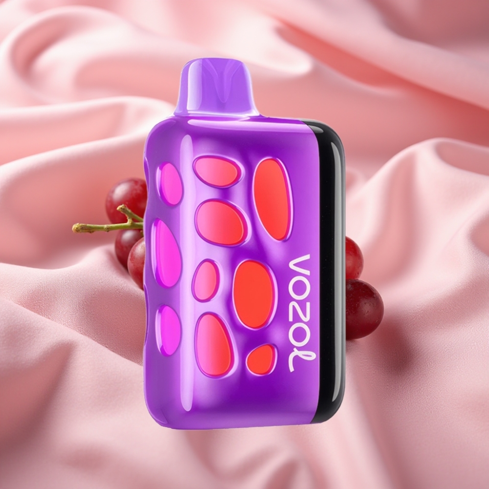 VOZOL RAVE 40000 Wegwerf-Vape Grape-Eis mit 270° Leuchtdesign & 1000mAh Akku