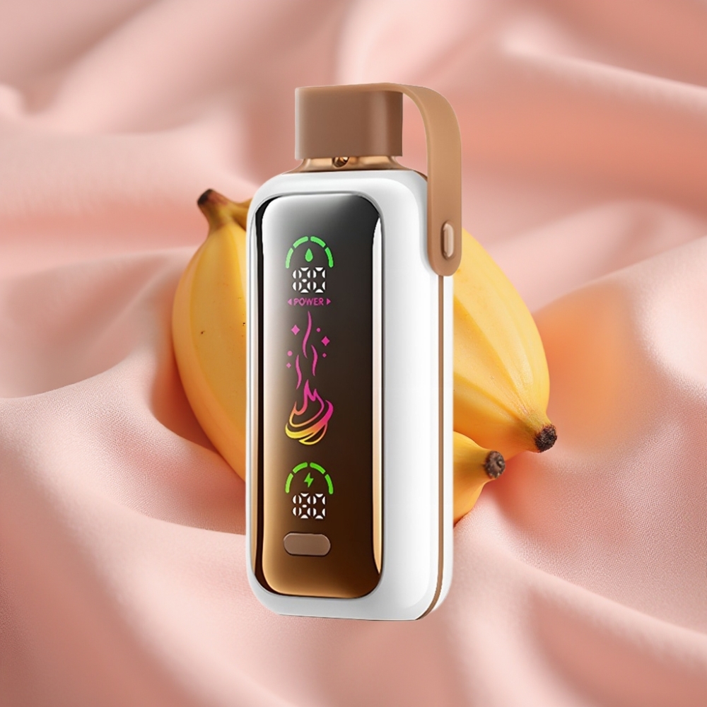 VOZOL Star 20000 Puffs Drachen Strawnana mit 2,2" HD Spiegeldisplay, Dual Mesh, 650mAh