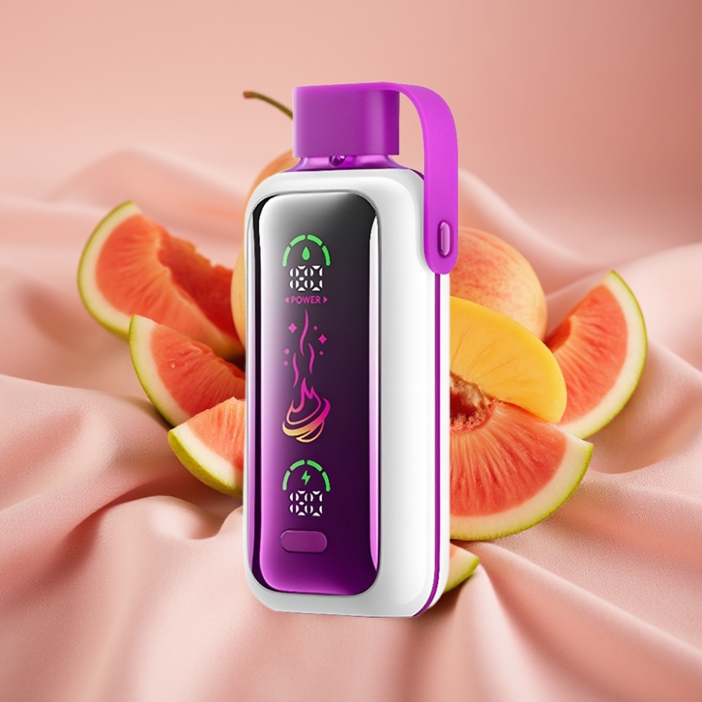 VOZOL Star 20000 Puffs Dual Mesh 2,2" HD Spiegelbildschirm Pfirsich Mango Wassermelone