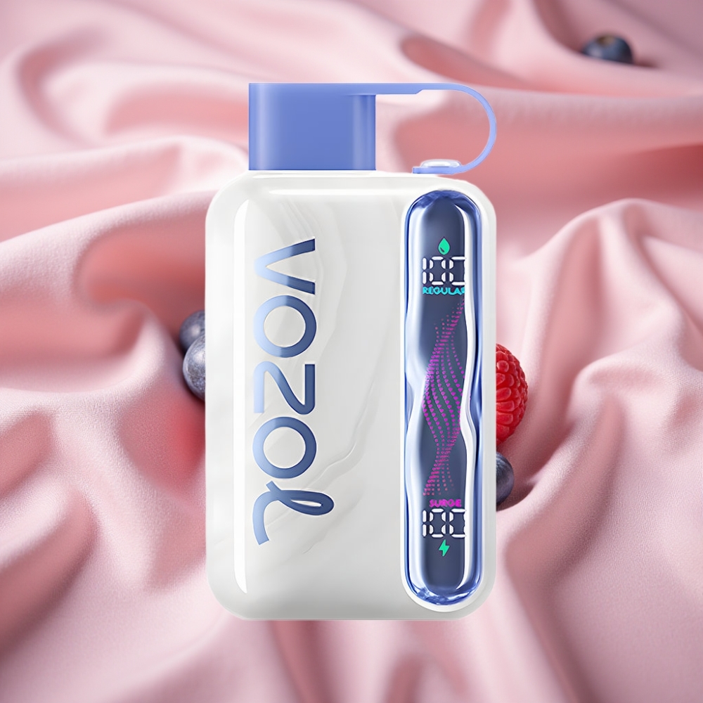 VOZOL STAR 40000 Puffs Wegwerf-E-Zigarette Blaue Himbeere Eis mit 1000mAh & Type-C