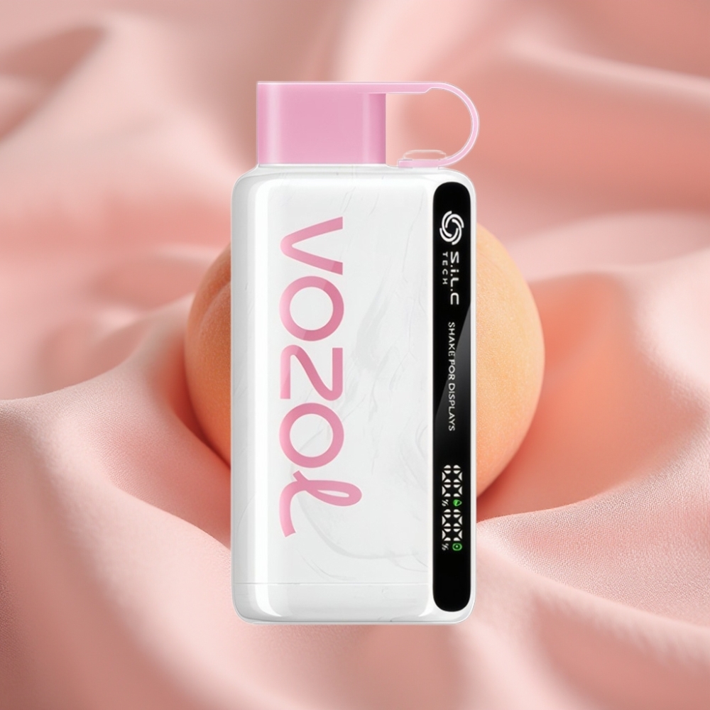 VOZOL STAR 9000/12000 Disposable Pfirsich Eis mit 650mAh, S.i.L.C TECH & Schüttel-Display