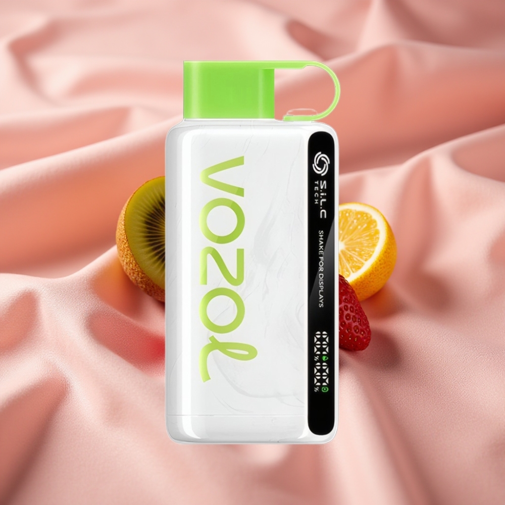 VOZOL STAR 9000/12000 Disposable Vape Erdbeer-Kiwi mit S.i.L.C TECH, 650mAh, recyceltem Kunststoff