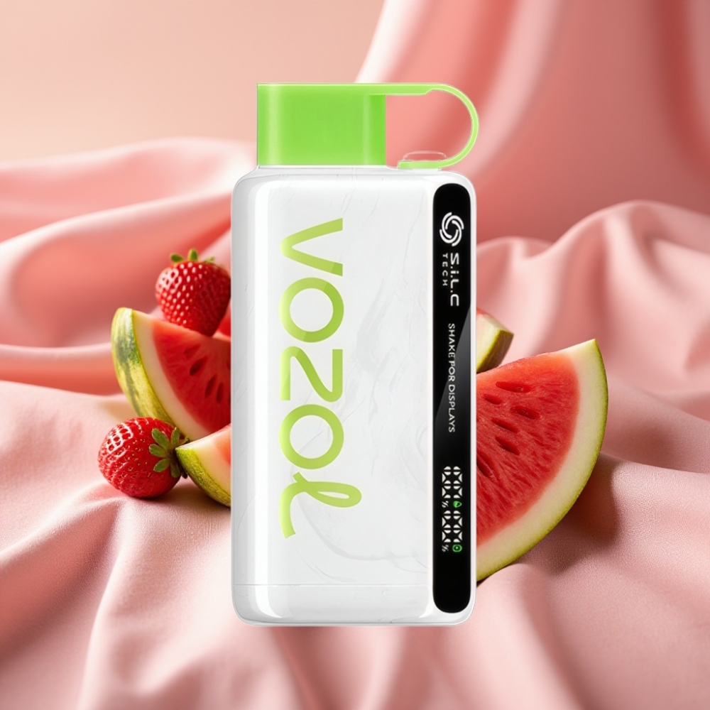 VOZOL STAR 9000/12000 Disposable Vape Erdbeer-Wassermelone mit S.i.L.C TECH, 650mAh, bis zu 9000/12000 Züge