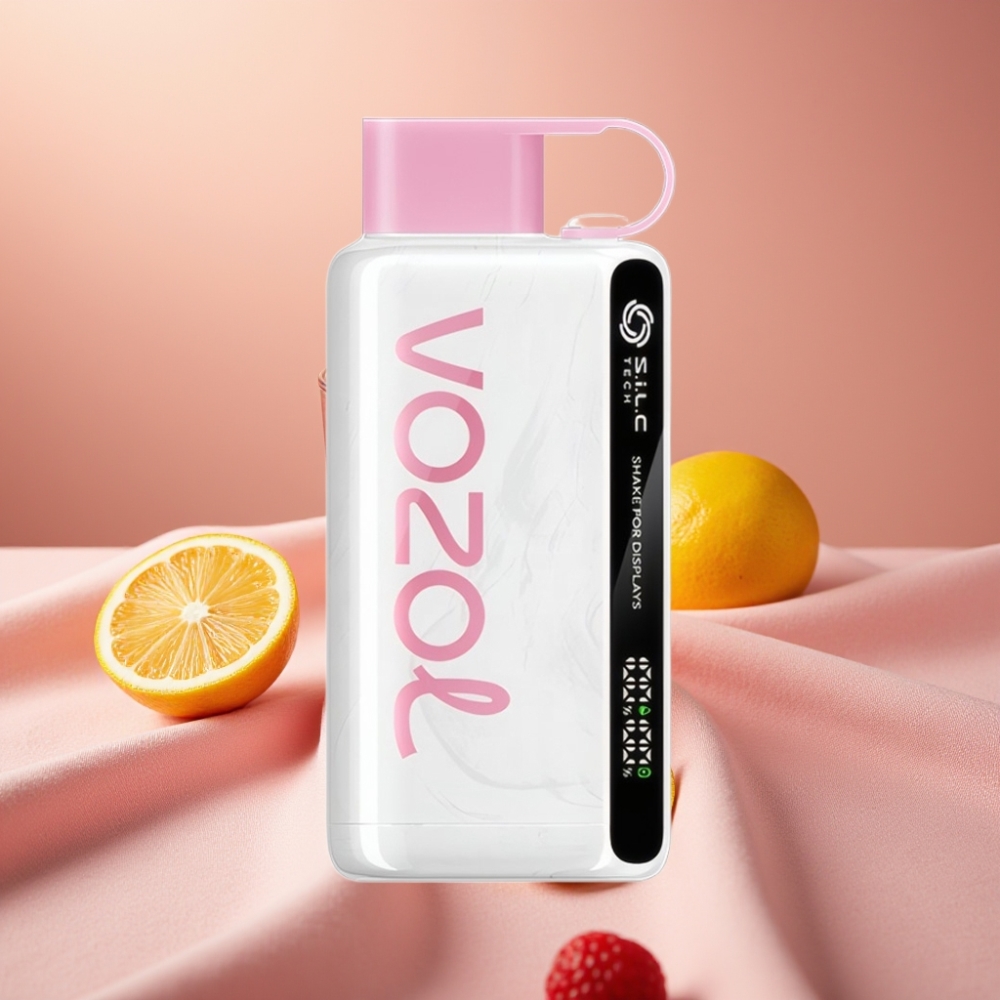 VOZOL STAR 9000/12000 Disposable Vape Pink Lemonade (Rosa Limonade) mit 650mAh, S.i.L.C TECH, 30% schnellere Aufladung