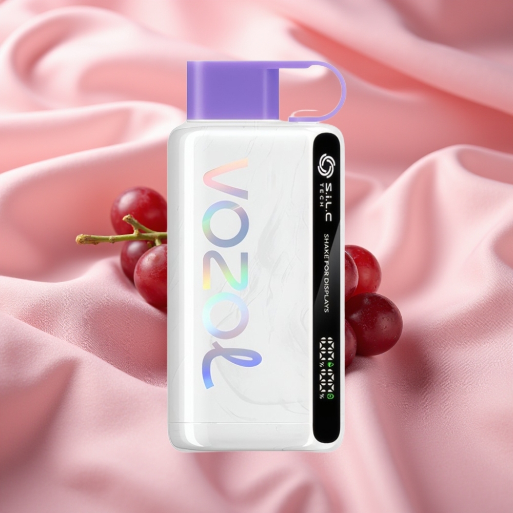 VOZOL STAR 9000/12000 Wegwerf-E-Zigarette Grape-Eis mit 650mAh, S.i.L.C TECH, 30% schnellerem Laden