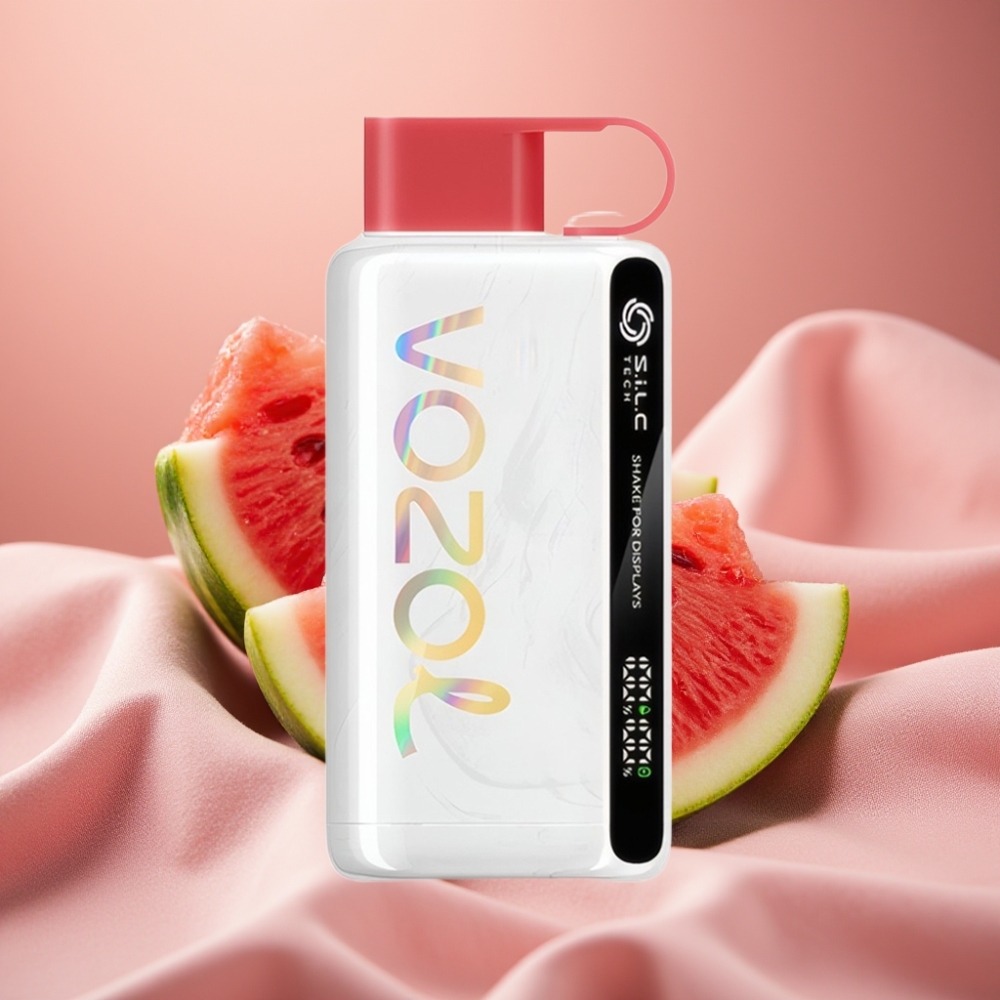 VOZOL STAR 9000/12000 Wegwerf-Vape Wassermelone-Eis mit 650mAh, S.i.L.C TECH, 30% schnellere Aufladung